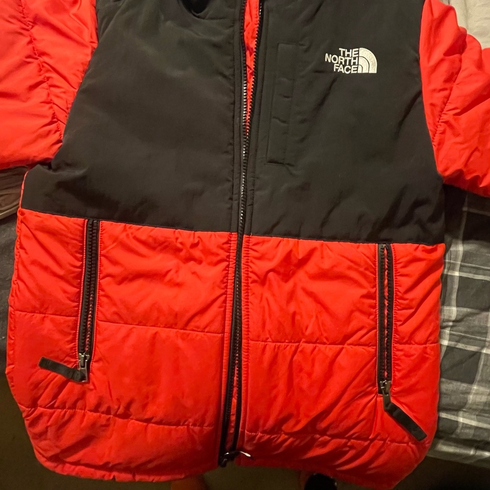The North Face Kids Puffer Jacket in Red and Black